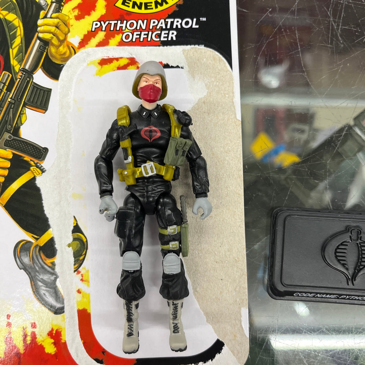 HASBRO 25th Anniversary 3.75" Figure NIP G.I. Joe - Python Patrol Officer
