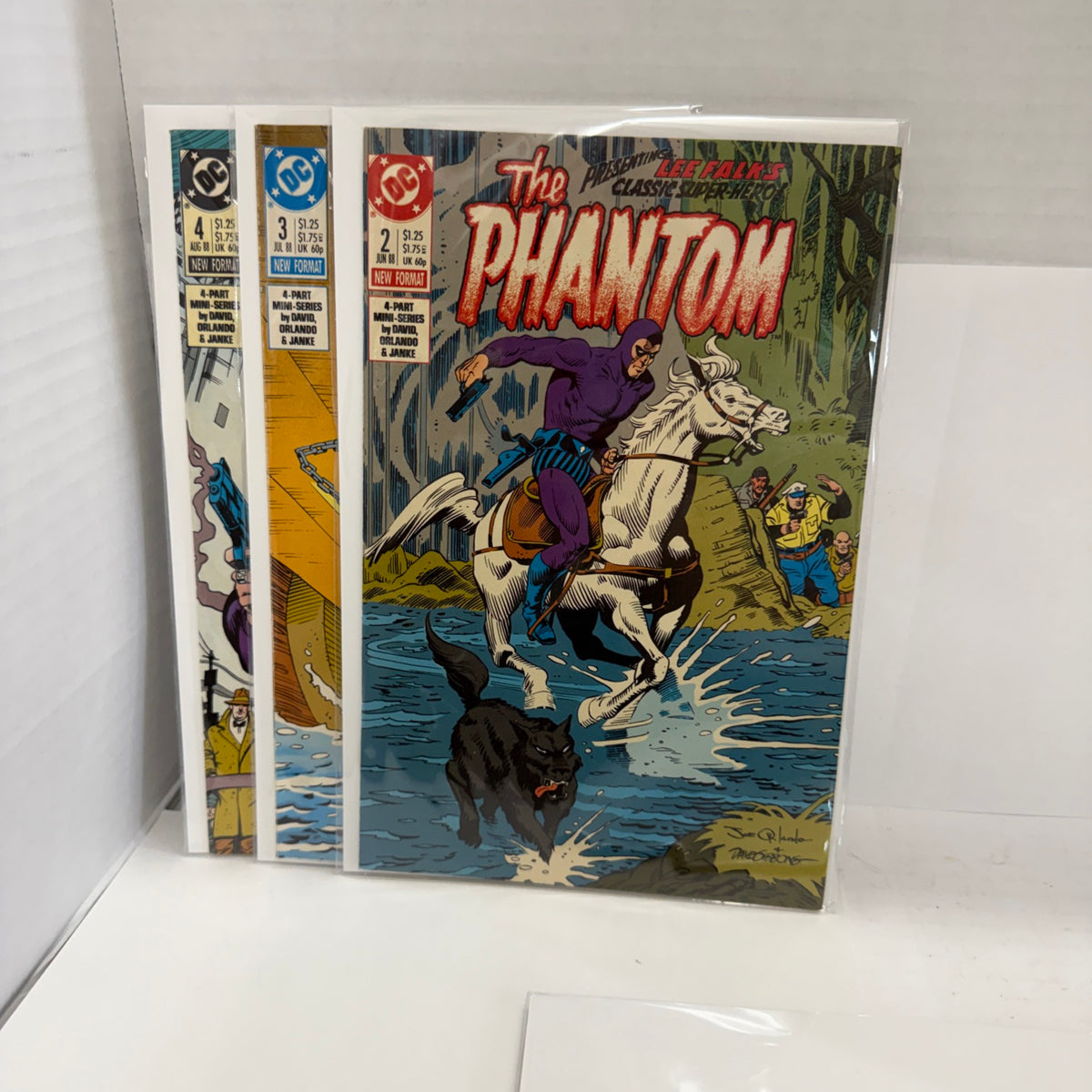 The Phantom #1-4 - Complete Mini-Series Comic Set Lot - DC Comics, 1988