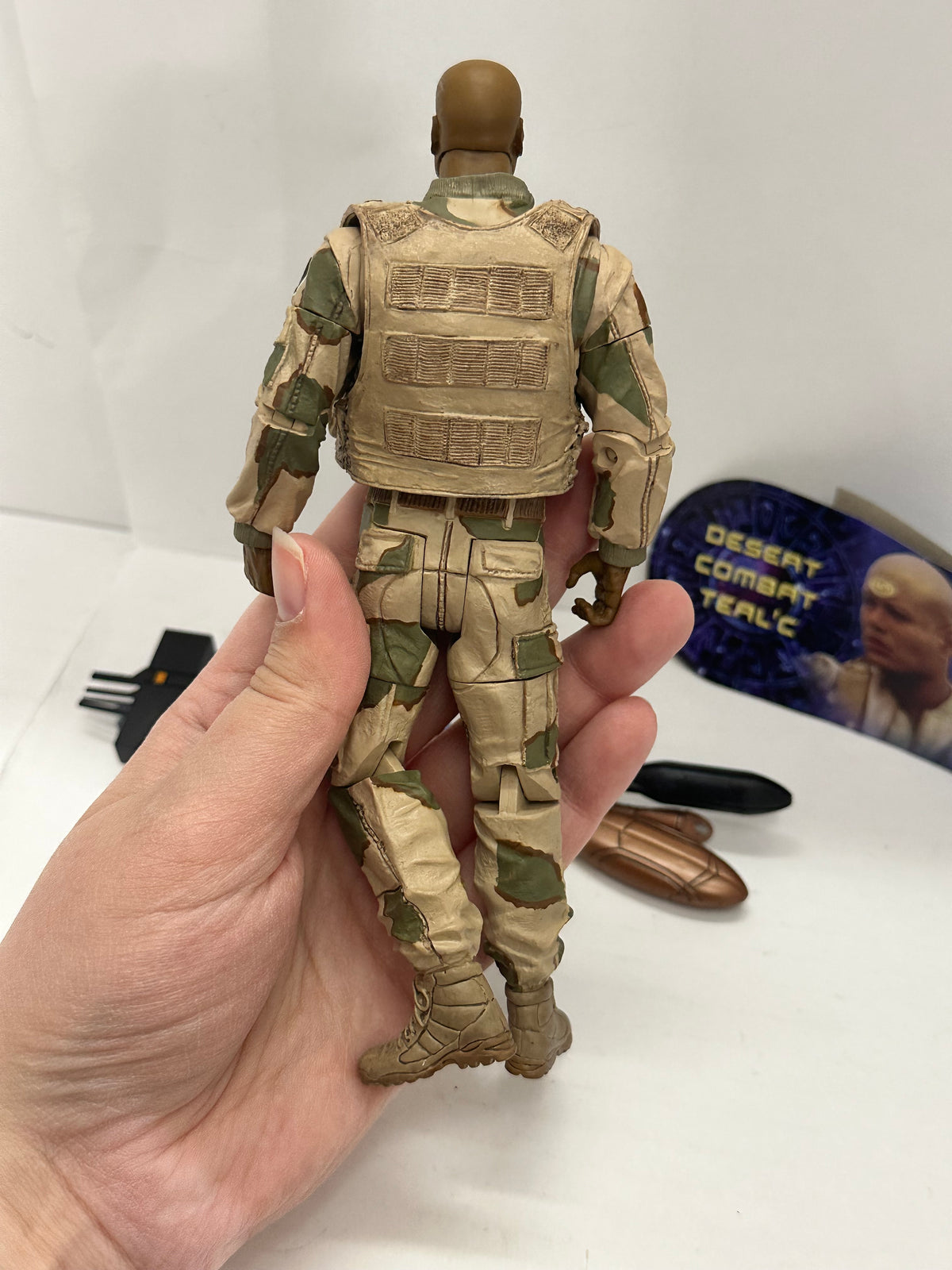 2007 Diamond Select Stargate SG-1 Desert Combat Teal'C figure Series 4