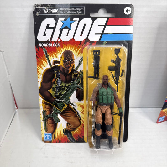 G.I. Joe Retro Collection Roadblock 3.75” Walmart Exclusive Figure NIB