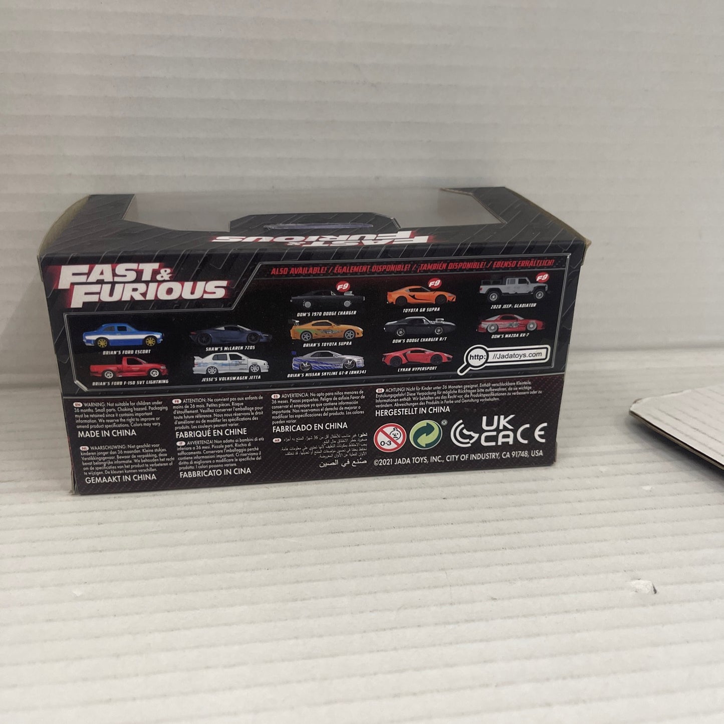 Fast and Furious Nissan Skyline GTR R34 Blue 1:32 Scale Jada 97185