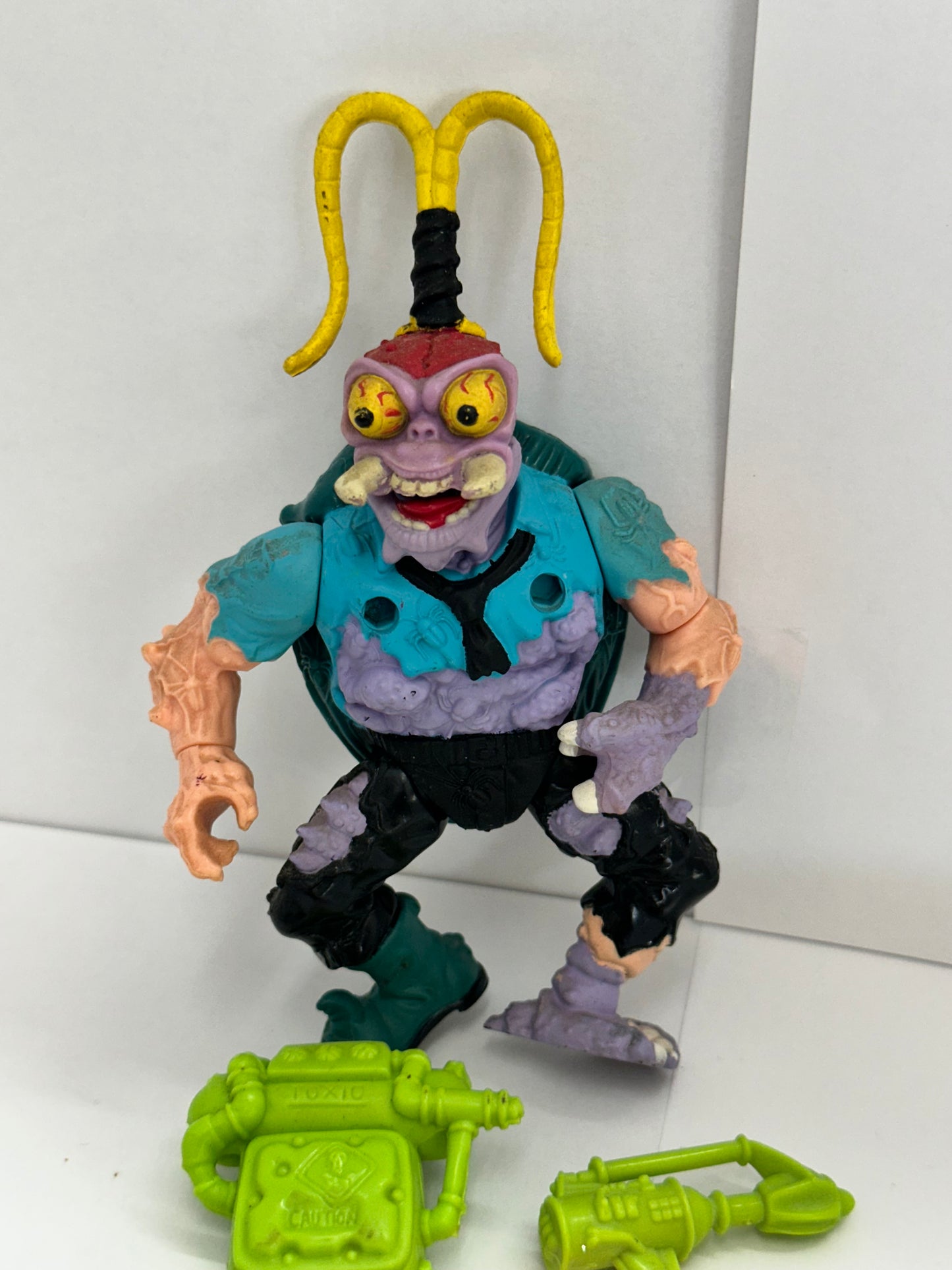 Scumbug Teenage Mutant Ninja Turtles TMNT 1990 Playmates Vintage Action Figure#2