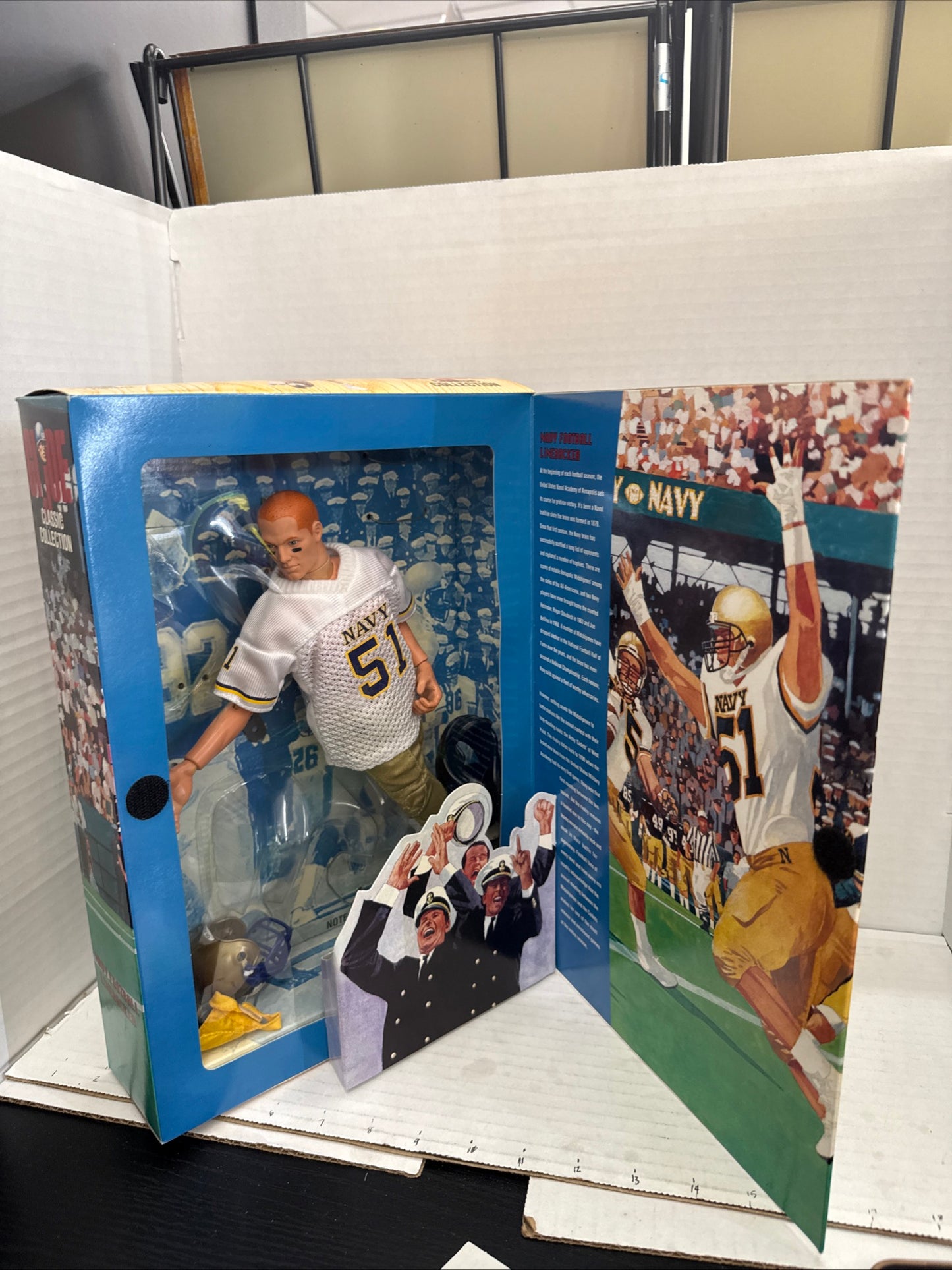 G.I. Joe Navy Football Linebacker Classic Collection Action Figure 98 Comp