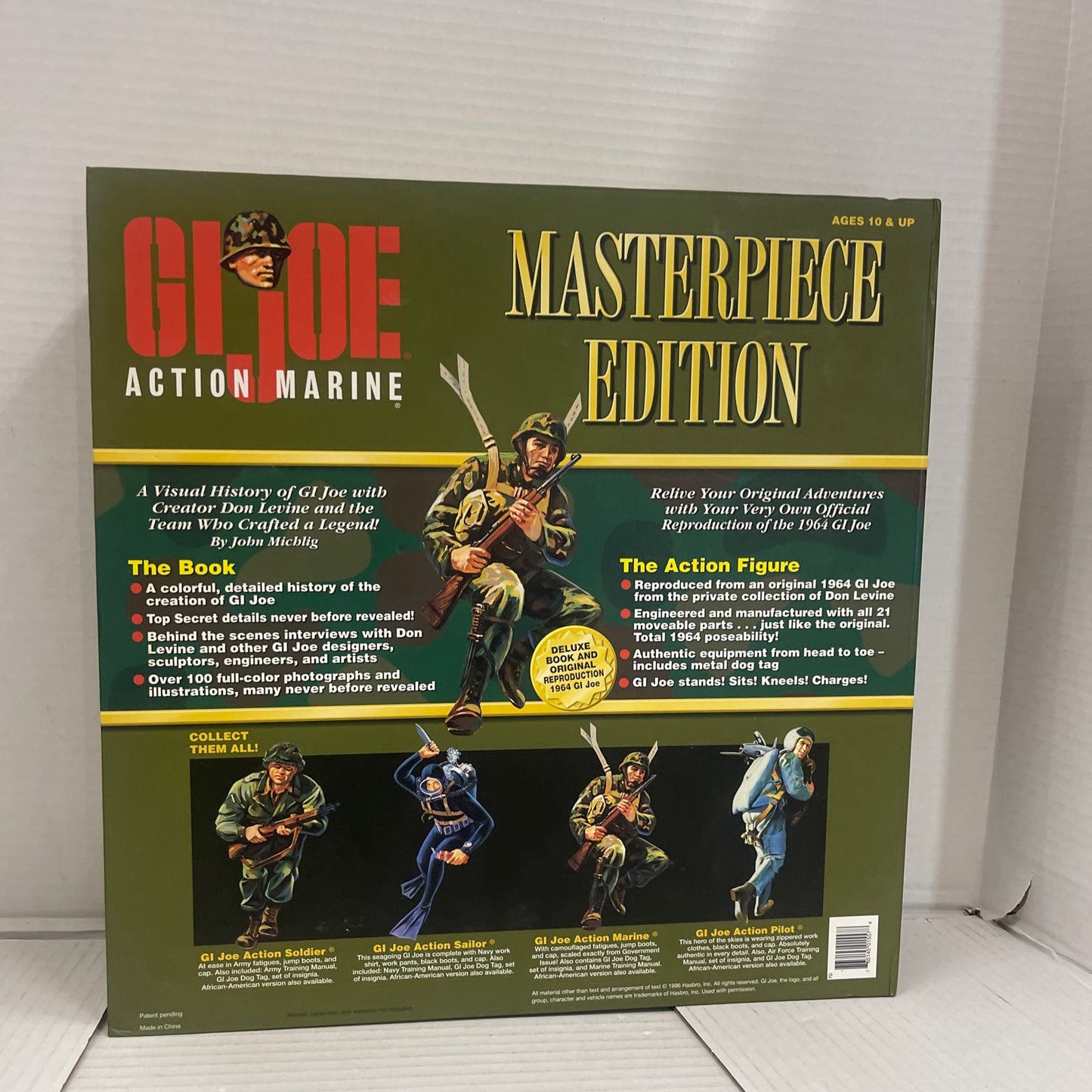 Vintage 1996 GI Joe Masterpiece Edition: Action Marine Sealed NIB