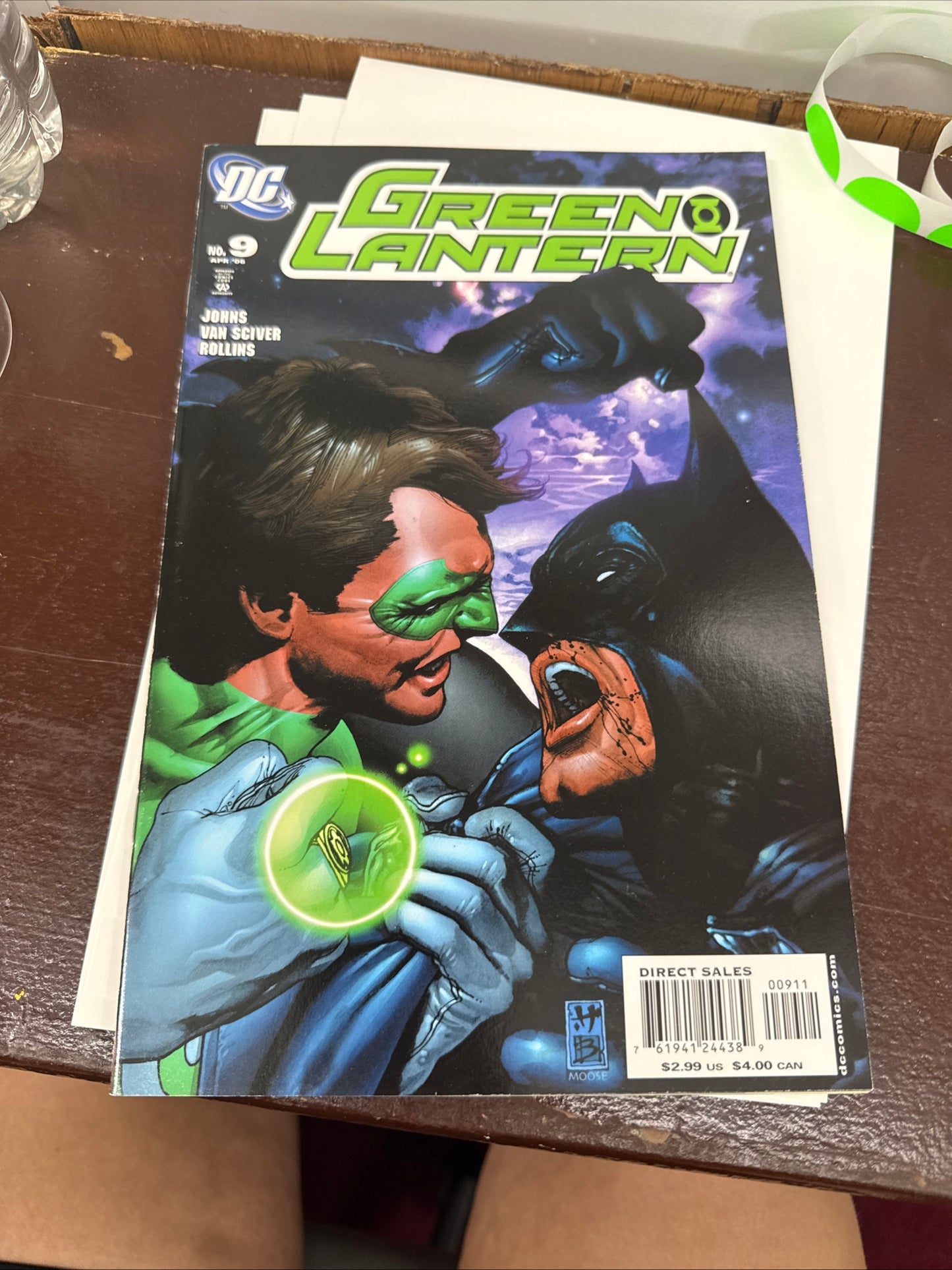 Green Lantern #9, 1st App Tattooed Man, DC Comics, April 2006