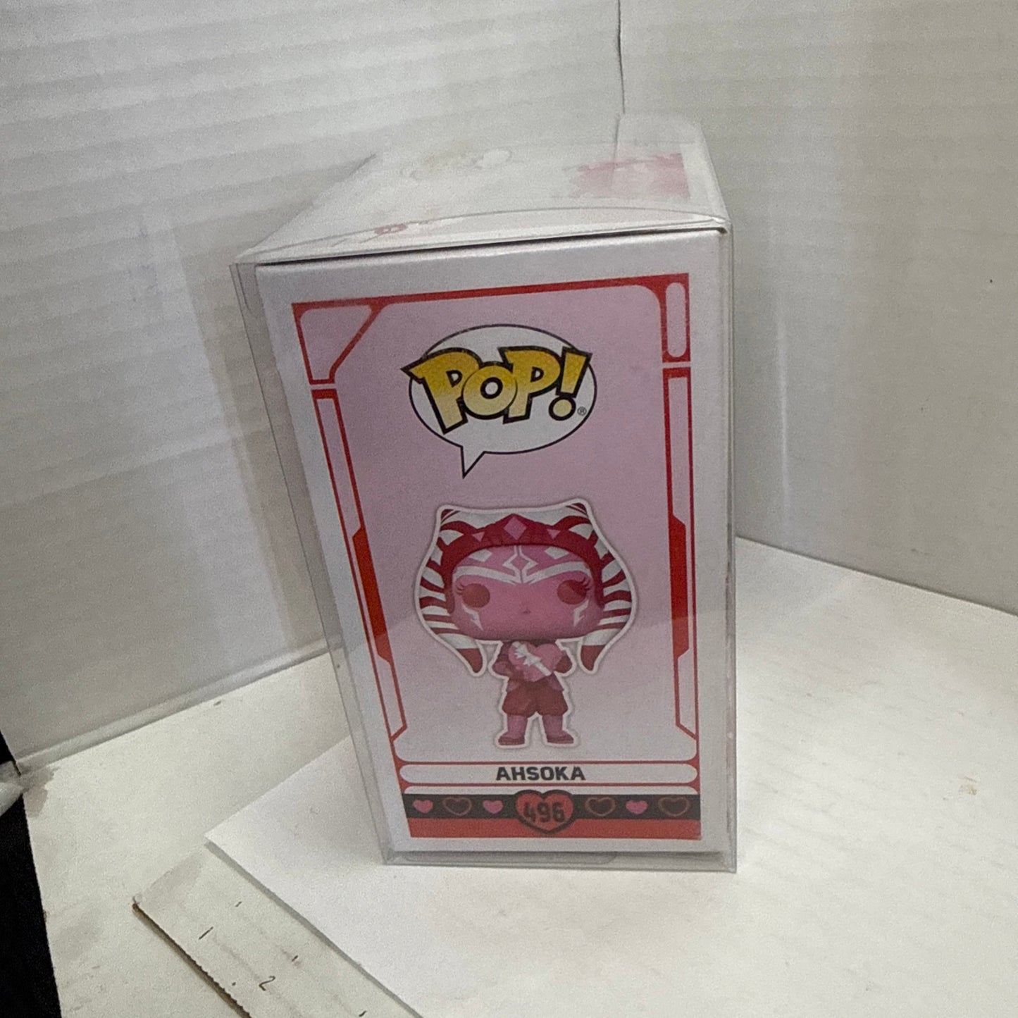 Funko Pop! Vinyl: Star Wars - Ahsoka (Pink) #496 Valentines Edition
