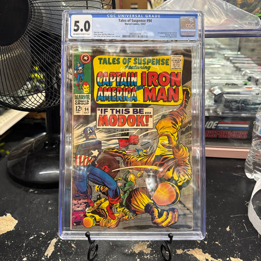Tales of Suspense #94 CGC 5.0 1st MODOK - 1 Great Kirby Cover!