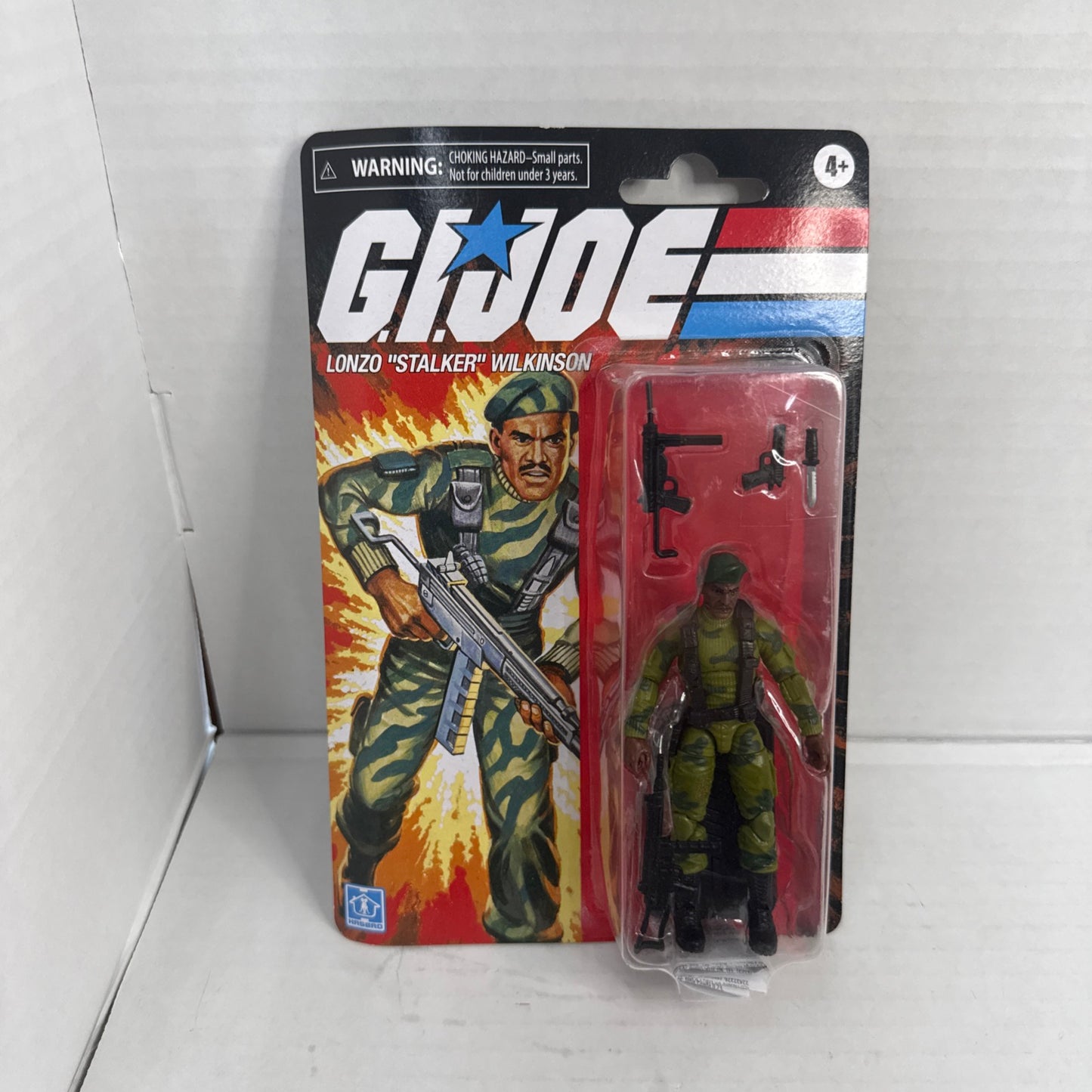 Hasbro GI Joe Retro Lonzo "Stalker" Wilkinson 3.75" Figure New Sealed