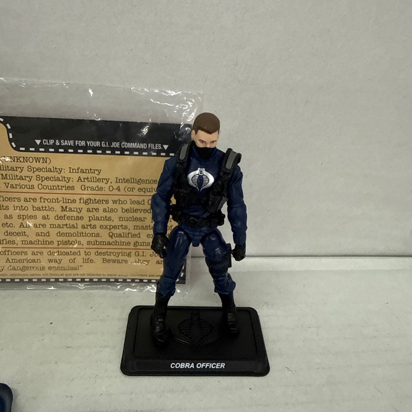 GI Joe Cobra Officer figure Hascon SDCC 2017 Missile Command HQ