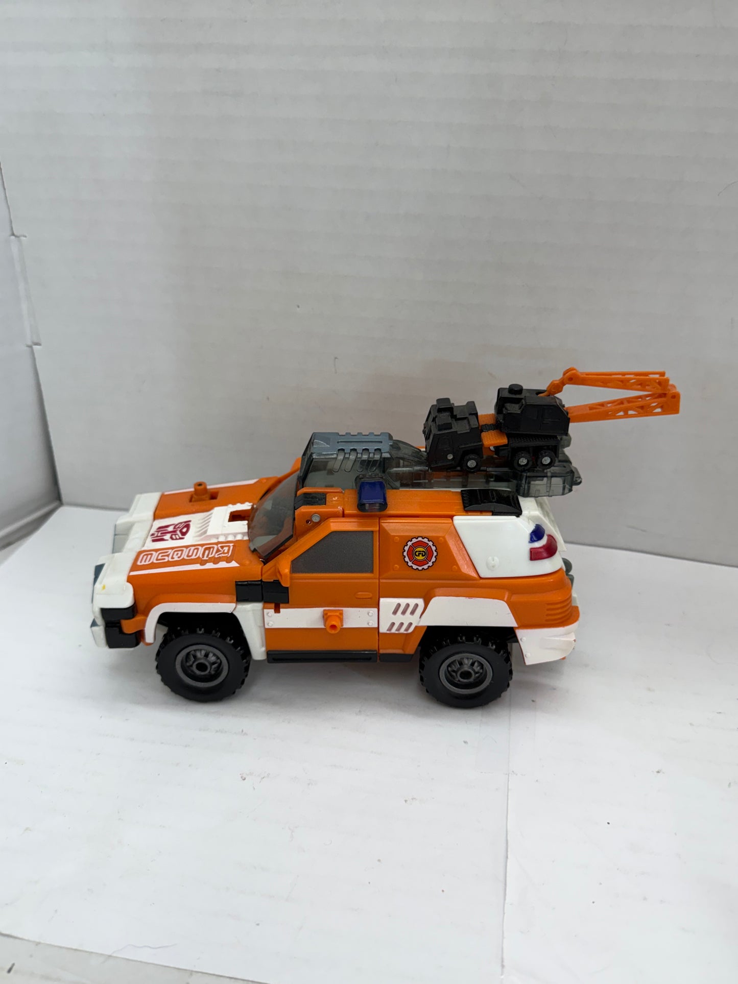 Transformers Armada Powerlinx Red Alert Figure w/ Longarm Mini-con 2002 Hasbro
