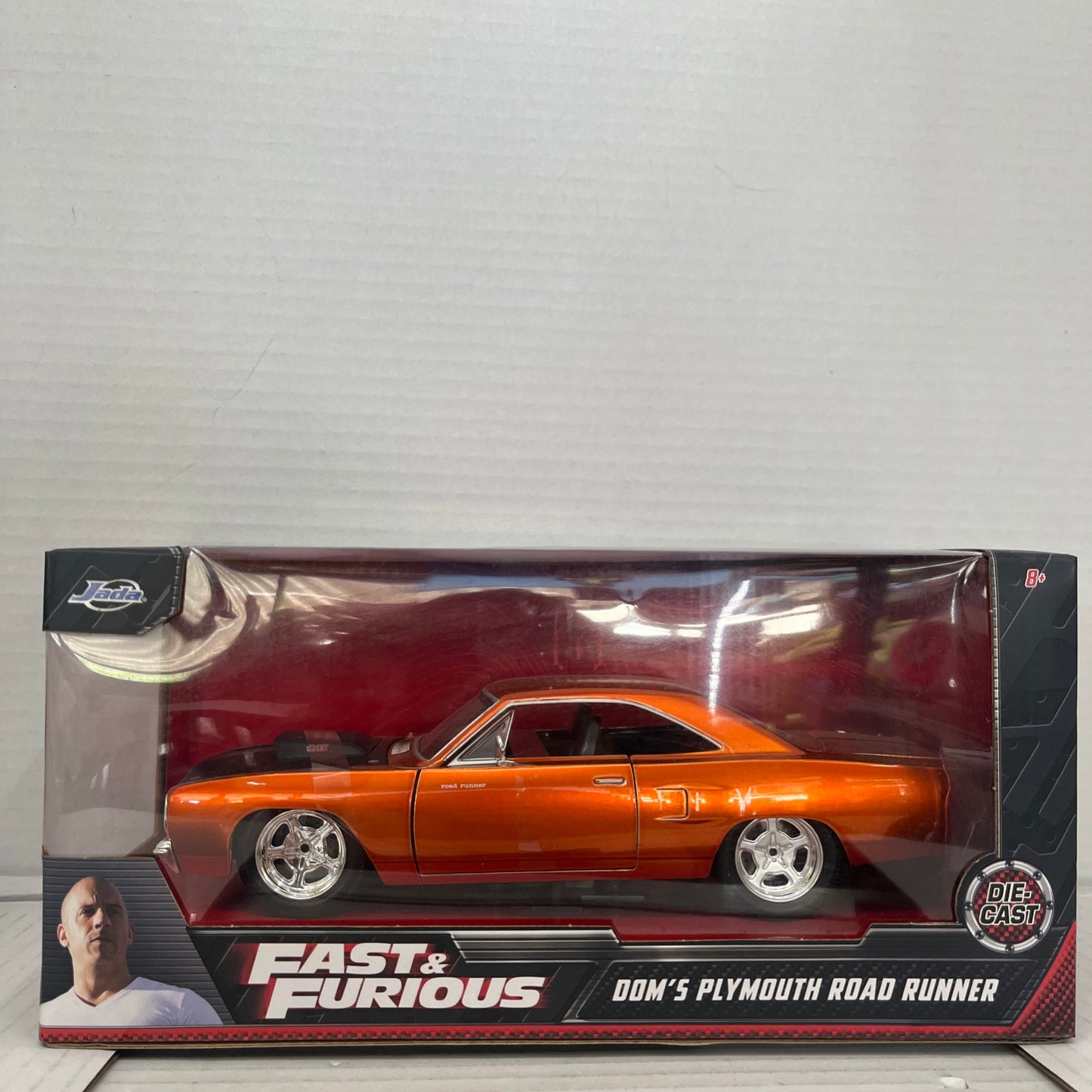 Jada Die Cast 1:24 Fast & Furious Dom's Plymouth Road Runner Burnt Orange