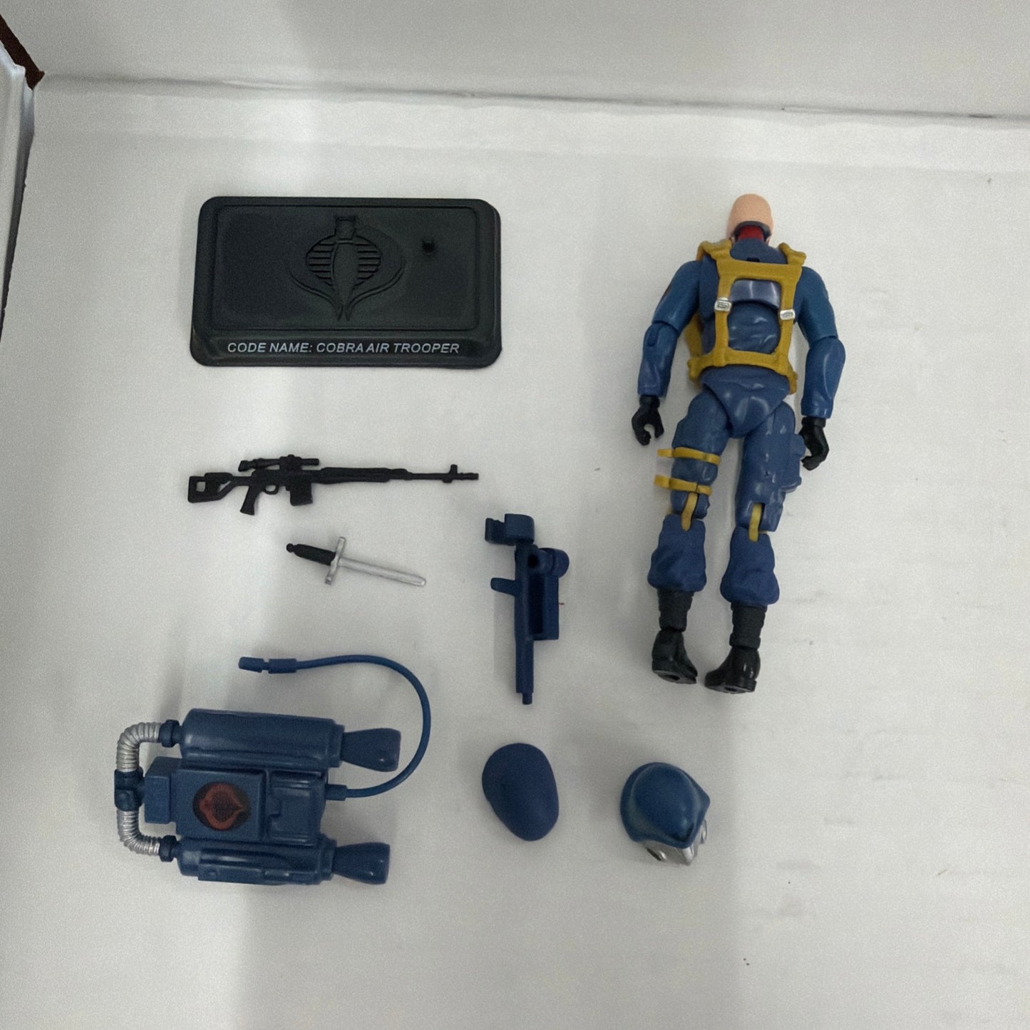 2007 GI JOE 25TH ANNIVERSARY COBRA AIR TROOPER V1 LOOSE COMPLETE FIGURE