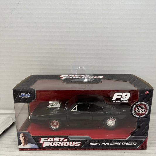 New! Dom's 1970 Dodge Charger Fast & Furious 2024 Jada & Metallica Figure 1:32
