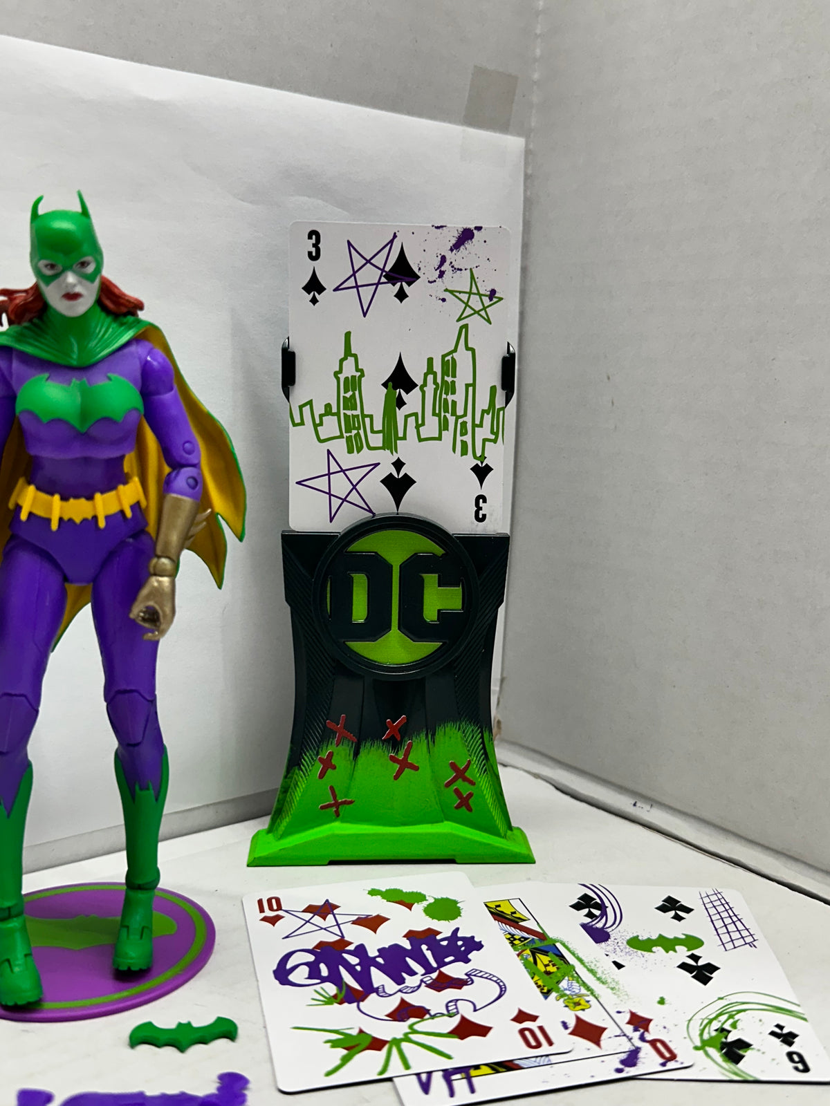 McFarlane DC Multiverse Gold Label Jokerized Batgirl Figure Batman Three Jokers