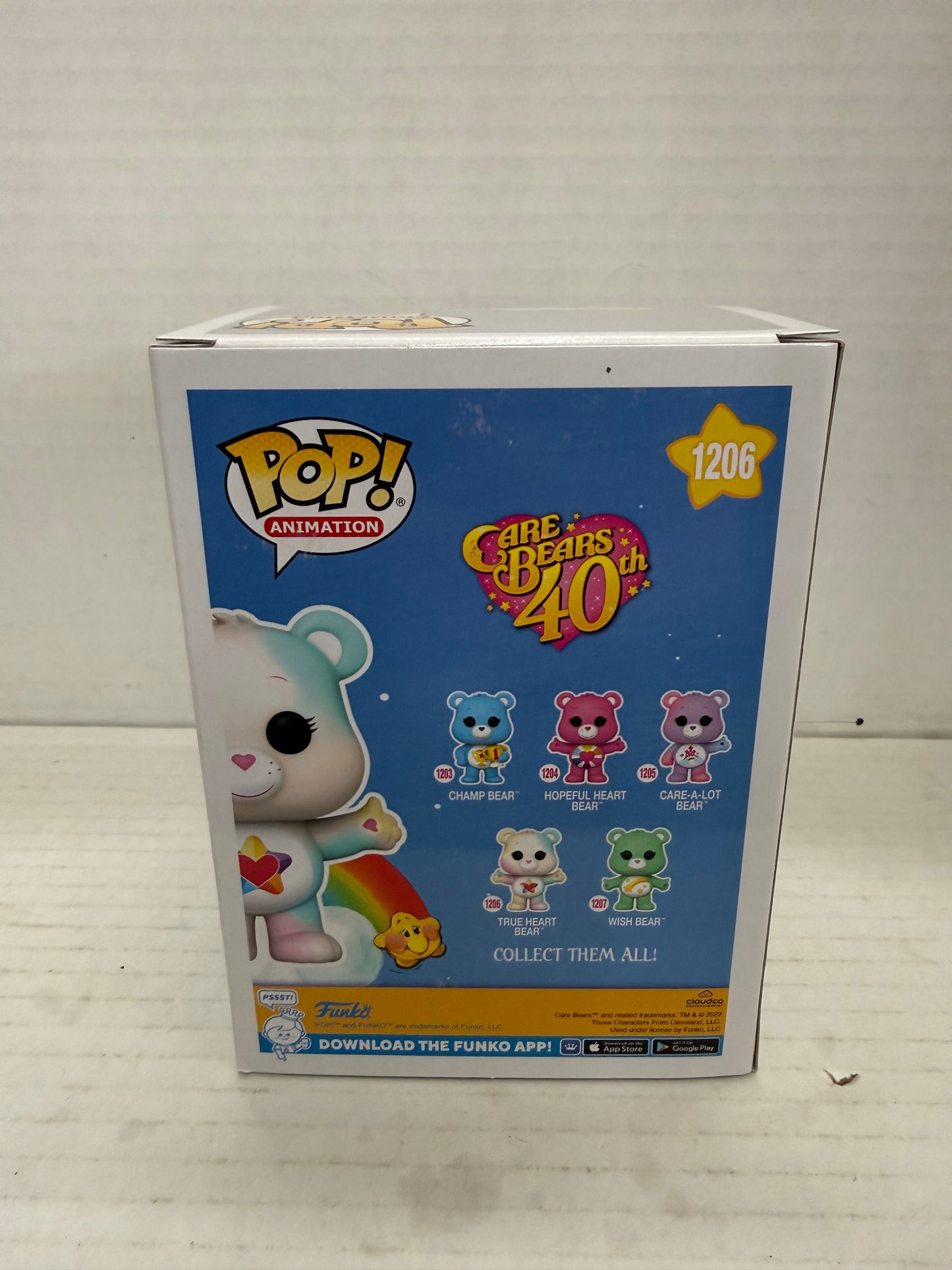 Funko Pop! Animation Care Bears 40th  True Heart Bear #1206