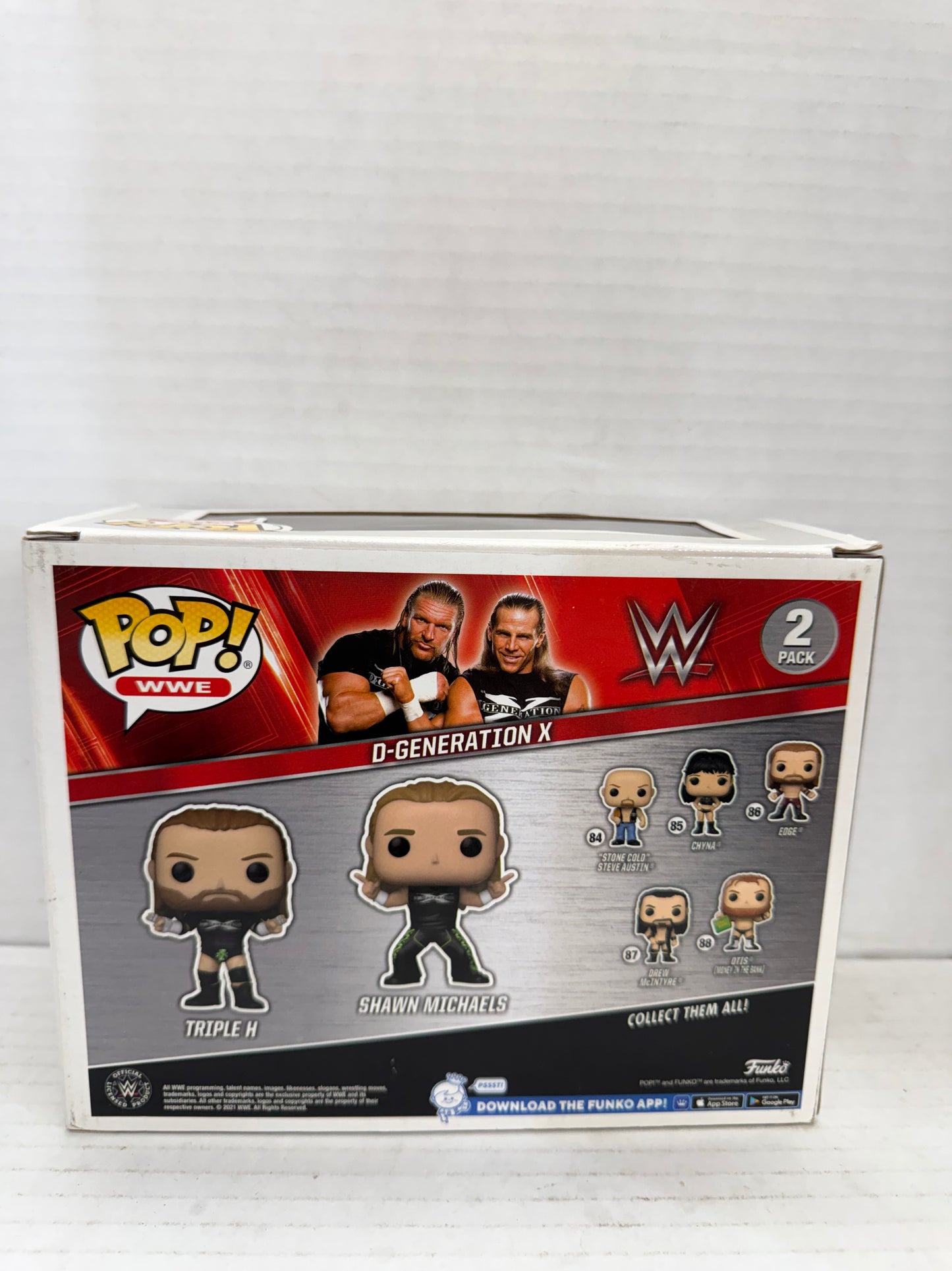 Funko Pop D-X Triple H Shawn Michaels D-Generation X WWE Walmart Exclusive 2pack