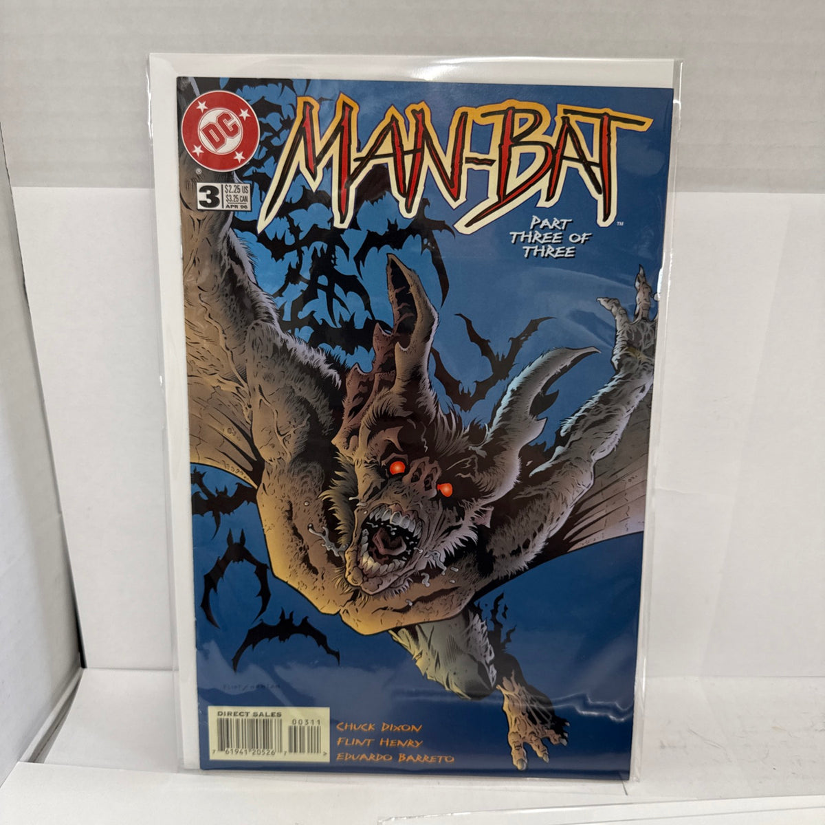 Man-Bat #1-3 lot Complete Mini Series DC Comics 1996