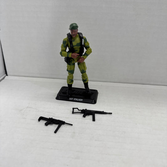 Sgt. Stalker 25th G.I. JOE COBRA LOOSE 100% Complete