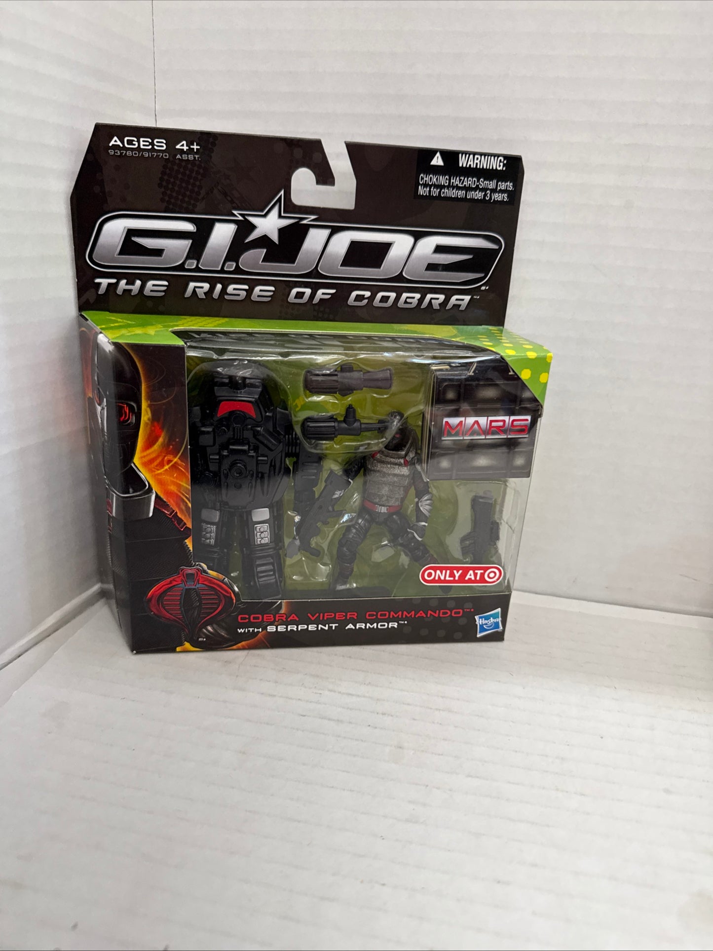 G.I. Joe Rise Of The Cobra COBRA VIPER COMMANDO with ARMOR 2009 Hasbro NIB #3
