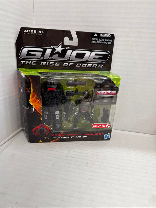 G.I. Joe Rise Of The Cobra COBRA VIPER COMMANDO with ARMOR 2009 Hasbro NIB #3