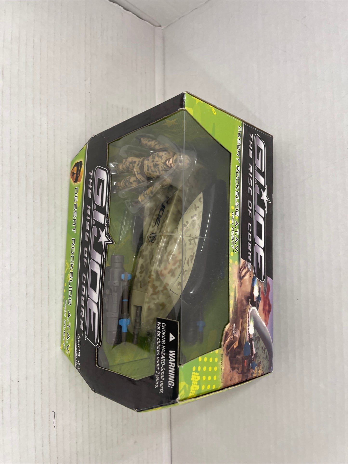 GI Joe Rise of Cobra Desert Rockslide A.T.A.V. with Dusty Figure MISB 2009