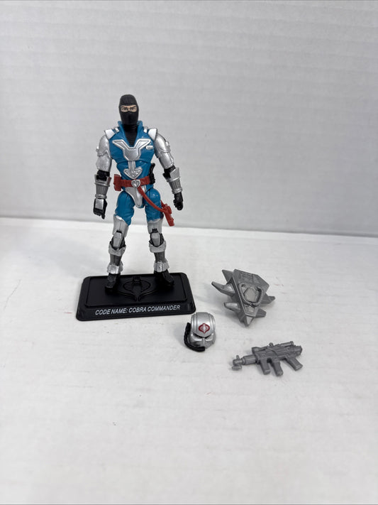GI Joe Cobra Commander V28 Action Figure Complete Battle Armor 25th Anniversary