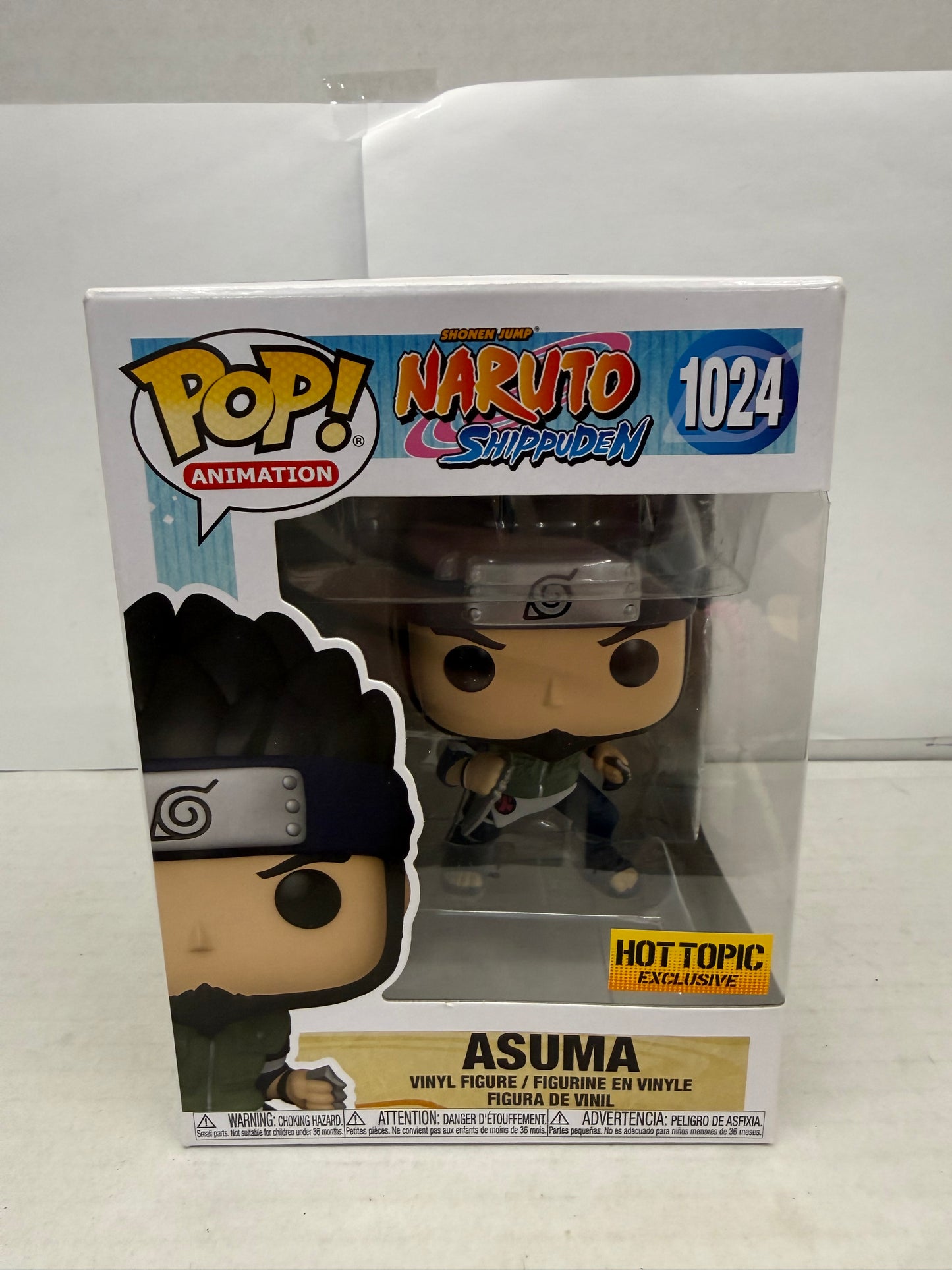 Funko Pop Animation Naruto Shippuden Asuma #1024 HOT TOPIC EXCLUSIVE READ