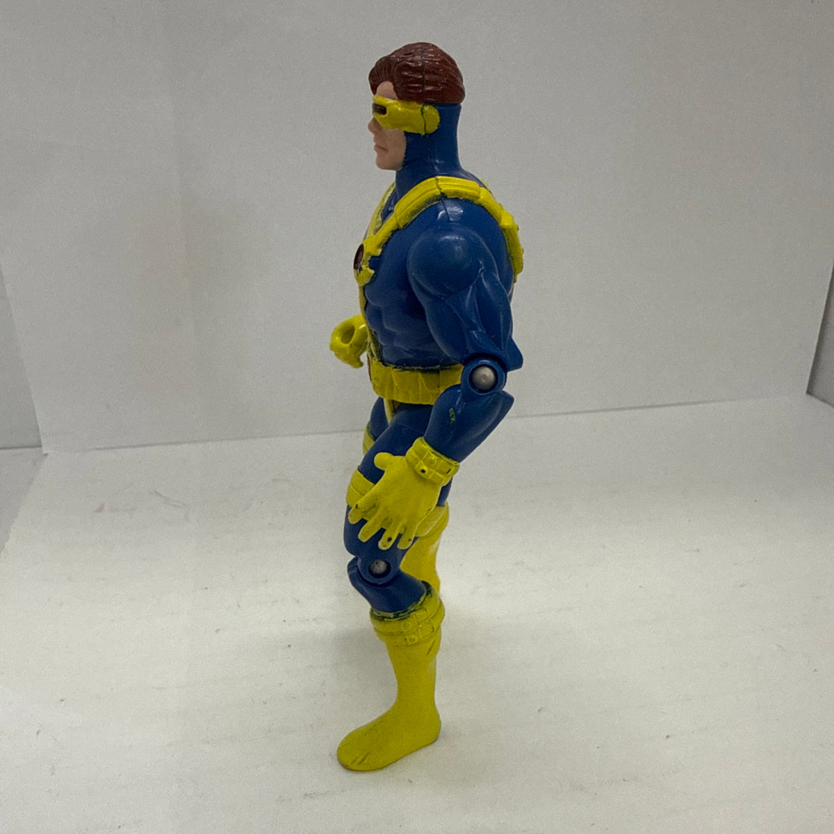Vintage X-Men Cyclops Deluxe Edition 10” Action Figure 1993 Toy Biz Incomplete
