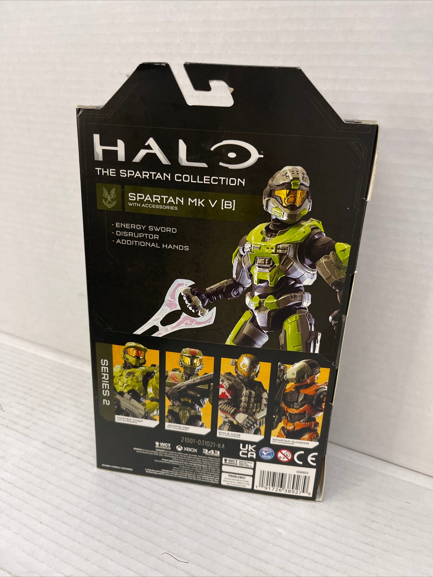 Halo The Spartan Collection Spartan MK V B Green Action Figure Jazwares 2020 New