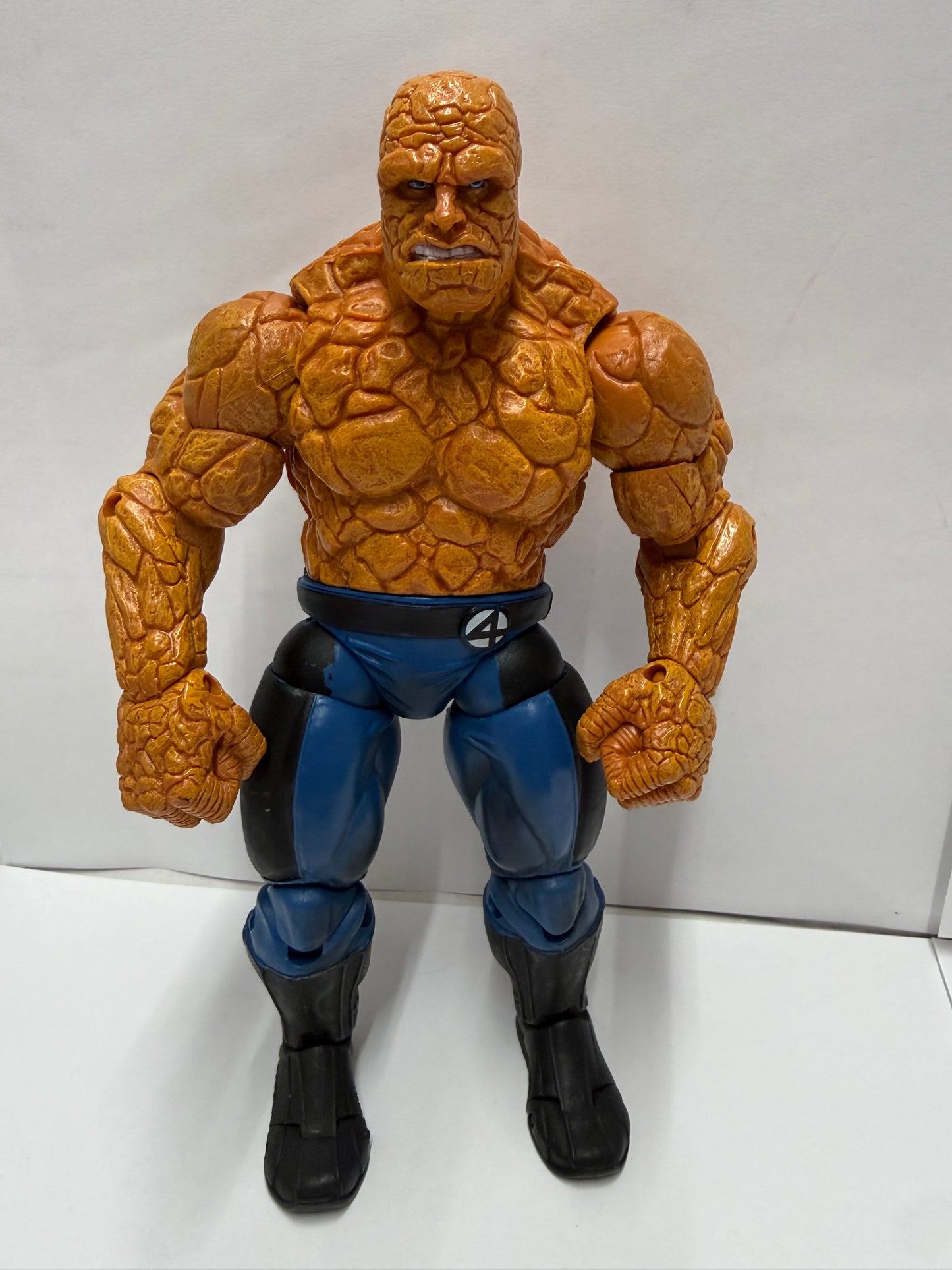 Marvel Fantastic Four Clobber N Crush The Thing Action Figure 7" 2005 Toy Biz