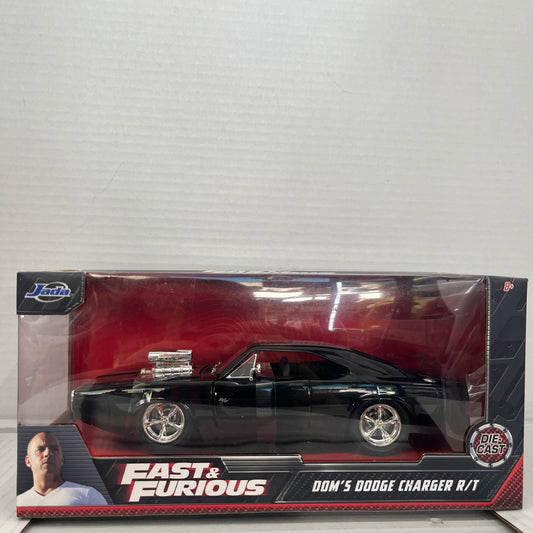 Jada Fast & Furious - 1970 Dodge Charger Street  Black Vehicle