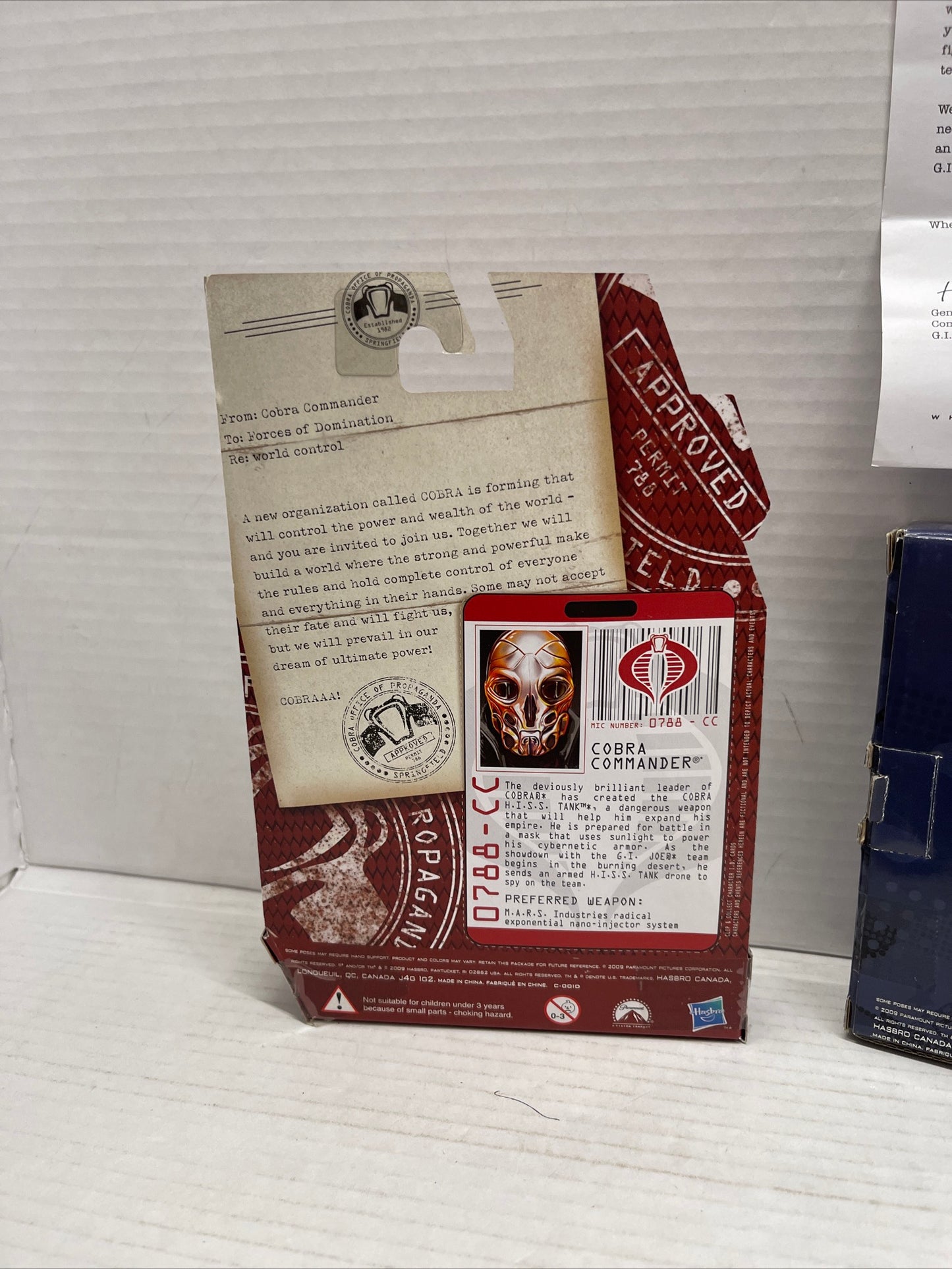 GI Joe Rise of Cobra Mail Away Cobra Commander
