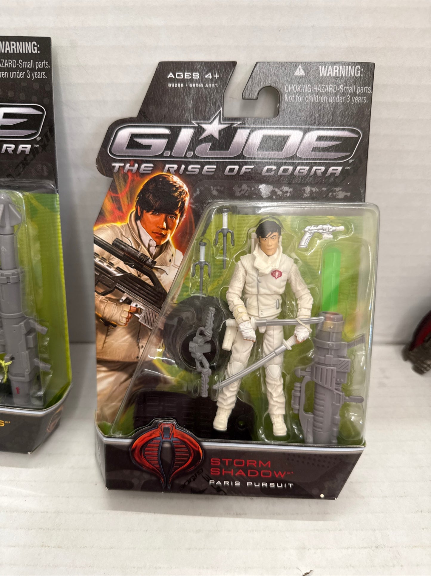 G.I. Joe The Rise of Cobra STORM SHADOW Action Figure NEW Sealed Paris Pursuit
