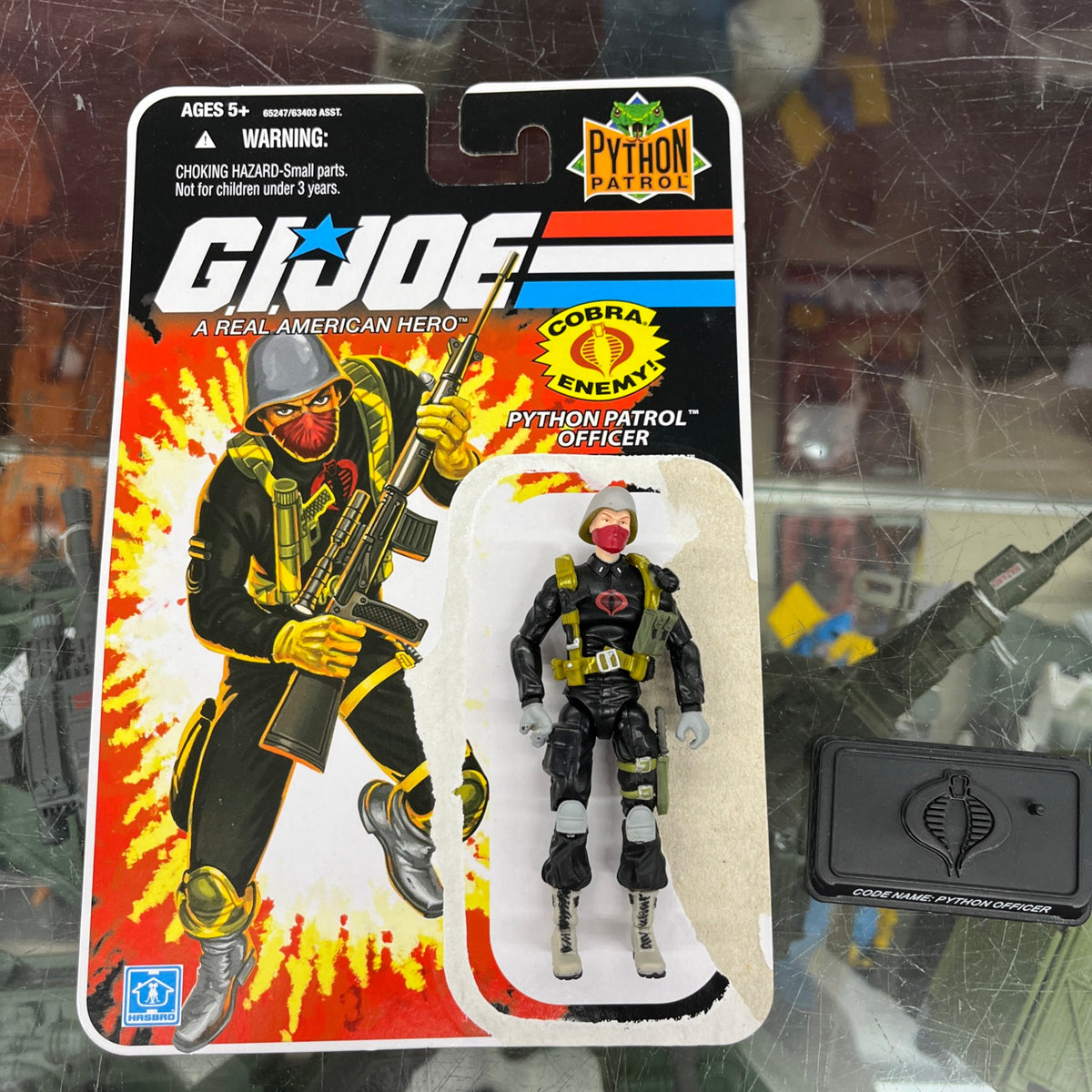 HASBRO 25th Anniversary 3.75" Figure NIP G.I. Joe - Python Patrol Officer