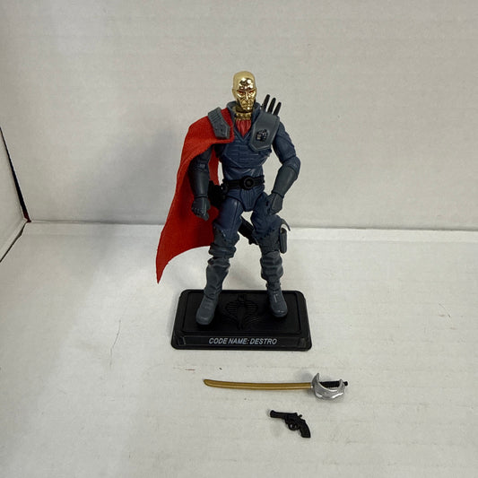 G.I. JOE 25th Anniversary Destro Comic Pack Action Figure And Accessories