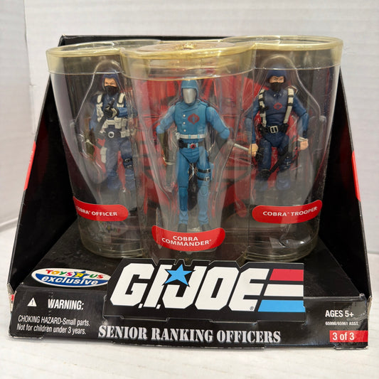 G.I. Joe: Cobra Senior Ranking Officers 3 Pack - 25th Anniversary - Toys R Us 2