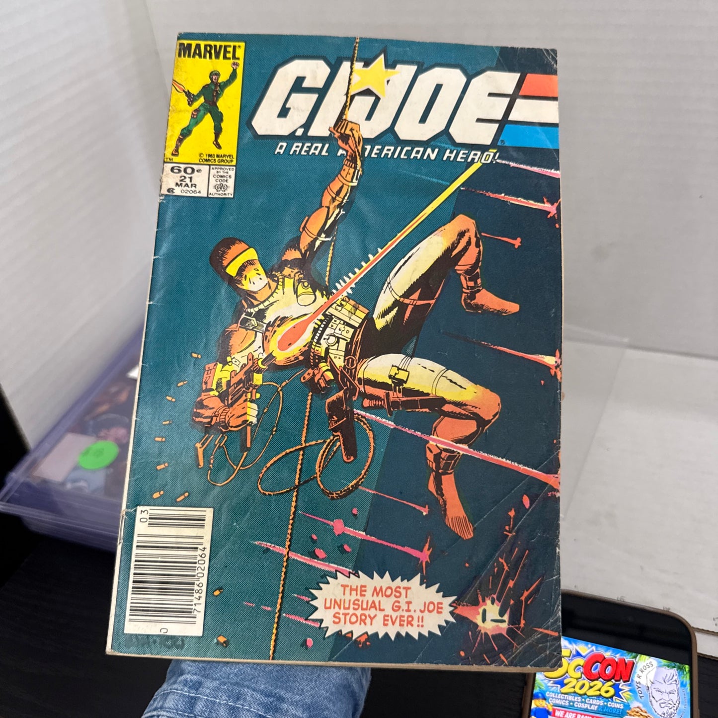 GI JOE A REAL AMERICAN HERO WHITE 3RD 1ST STORM SHADOW MARVEL