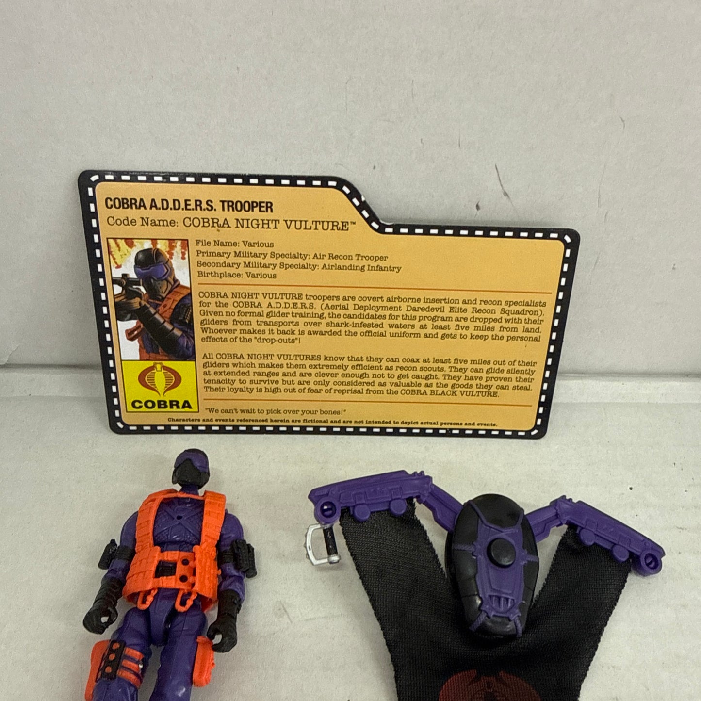 GI Joe Con JoeCon 2016 Sky Patrol Night Vulture Loose