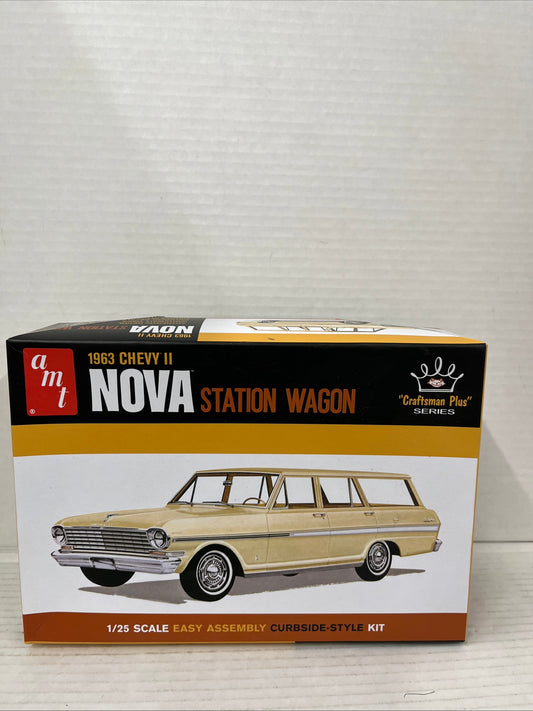 AMT Chevrolet II Nova Station Wagon Craftsman Plus Series 1 Kit Sealed 1/25