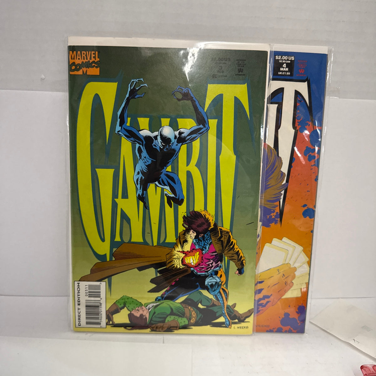 GAMBIT 1-4 LIMITED SERIES COVER & ART LEE WEEKS & KLAUS JANSON HOWARD MACKIE .
