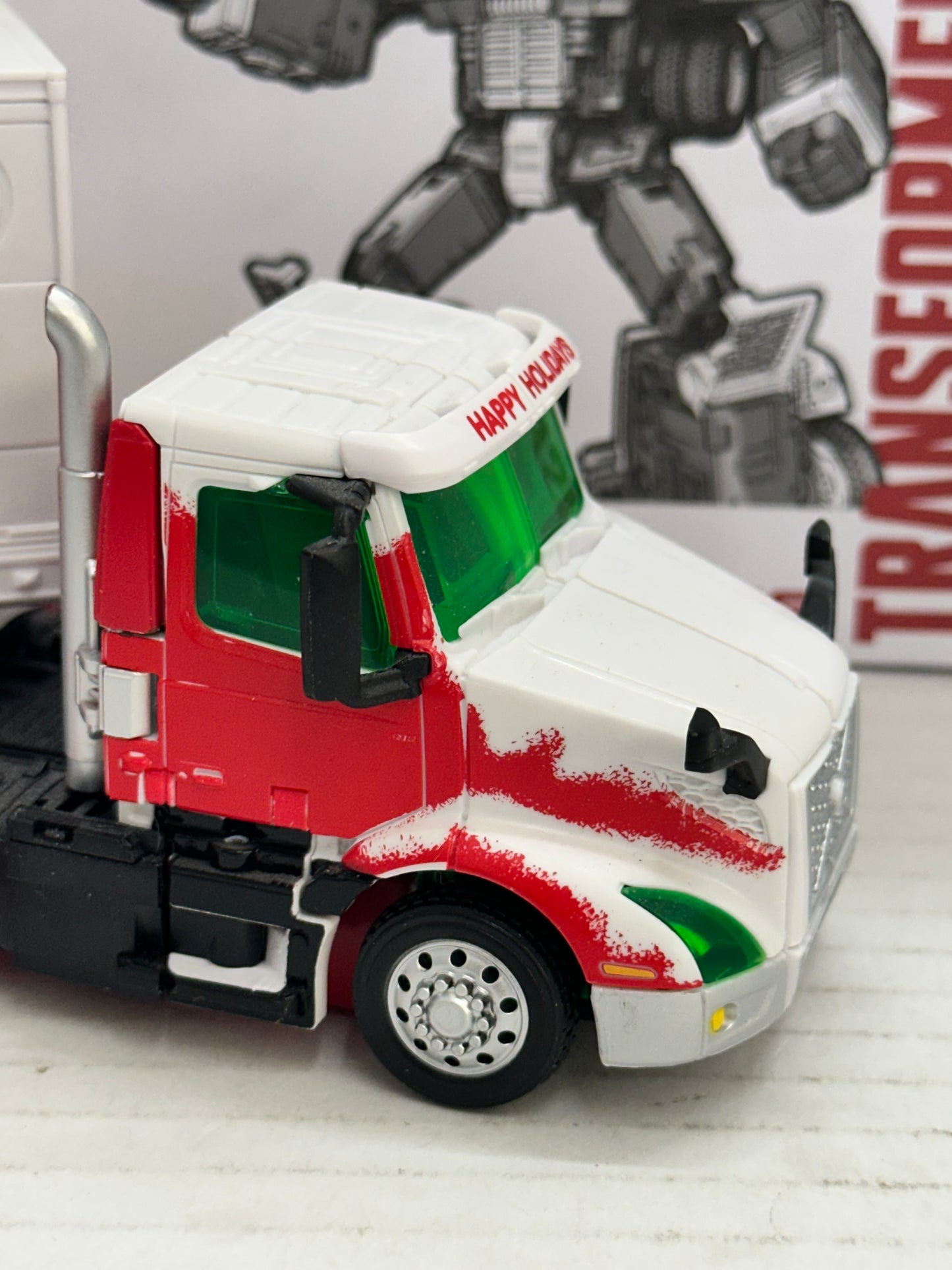 Transformers Leader Class 2022 Holiday Optimus Prime Hasbro Complete
