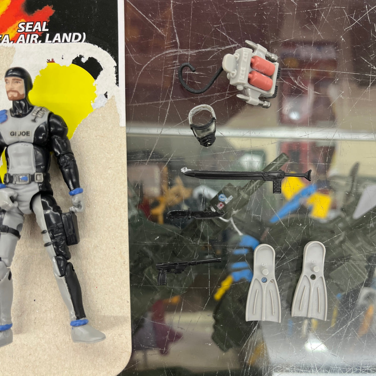 Hasbro G.I. Joe 25th Anniversary SEAL Lt. Torpedo Figure w/ Gun Backpack