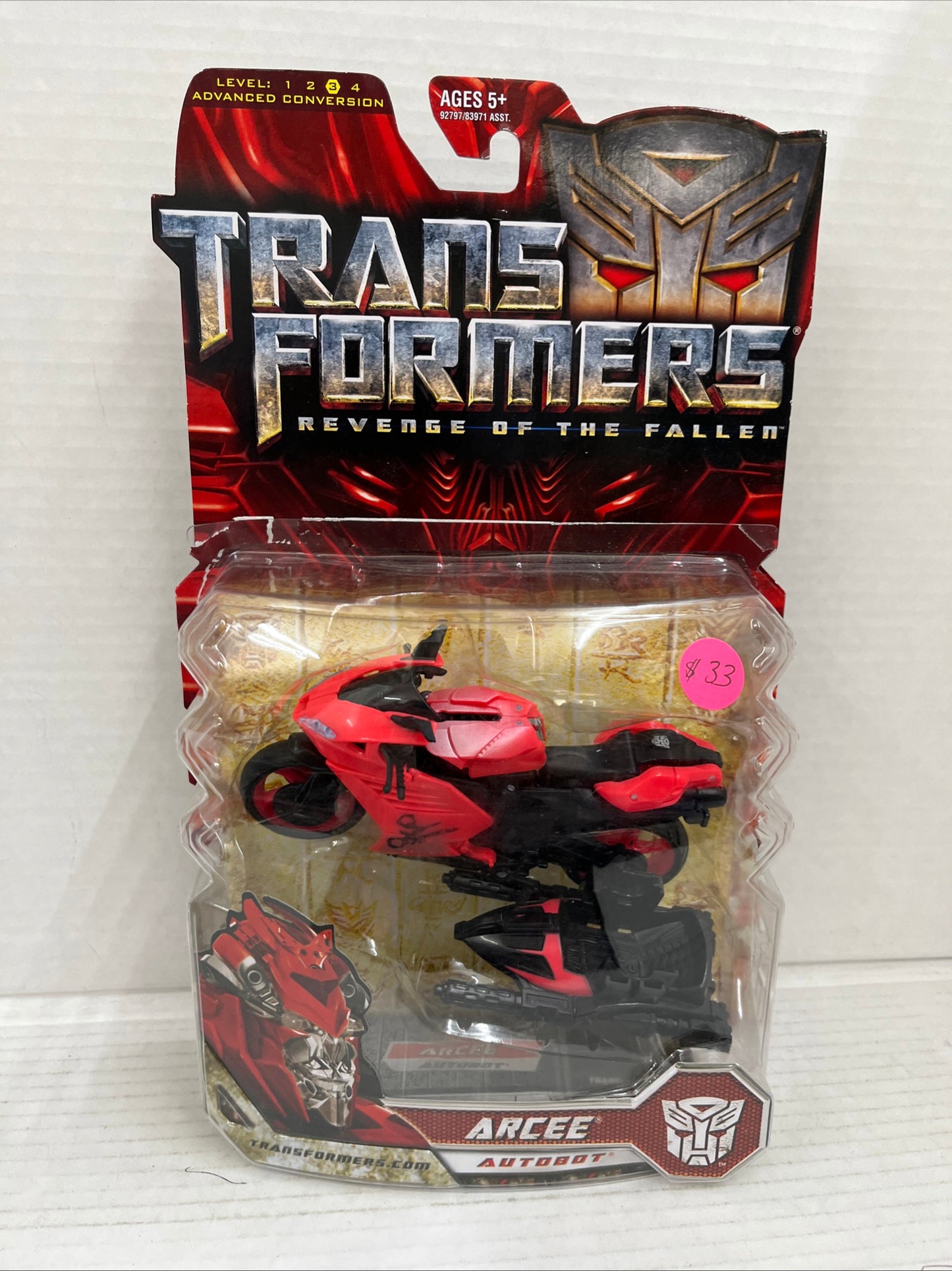 Transformers Revenge of the Fallen Deluxe Class Arcee Action Figure NEW Bubble