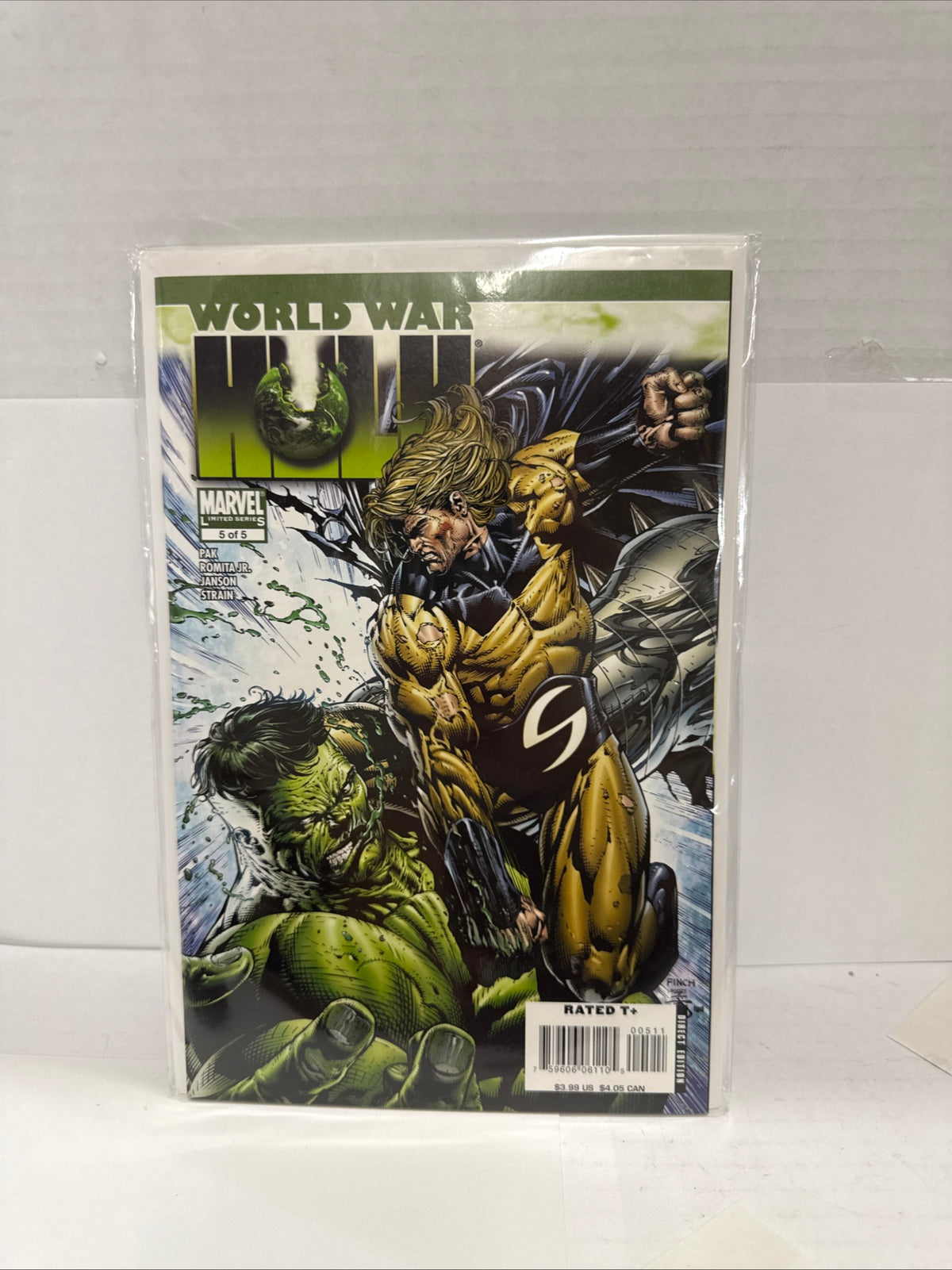 Marvel World War Hulk #5 (of 5) Single Issue Comic Book - Hulk, Sentry
