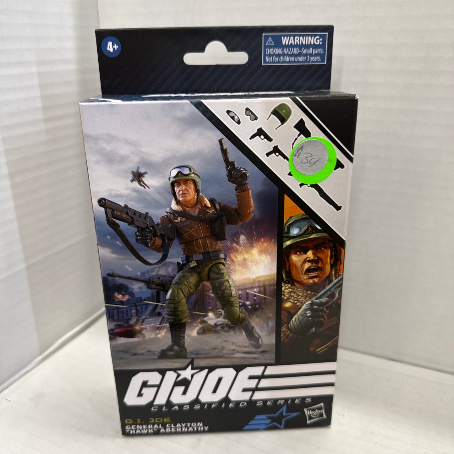Hasbro G.I. Joe Classified #103 GENERAL CLAYTON “HAWK” ABERNATHY 6" FIGURE NIB