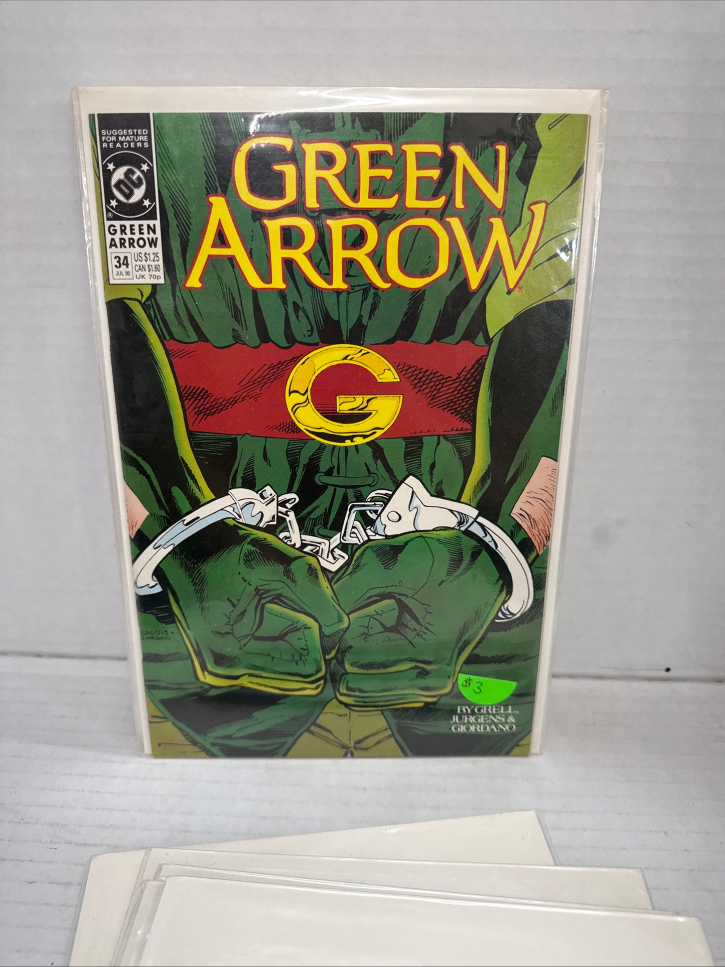 Green Arrow DC 1990 Run Of 14 Comics!