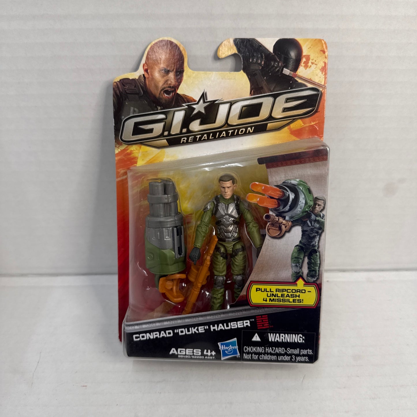 GI Joe Retaliation Movie Conrad Duke Hauser 3.75" Action Figure NEW 2011