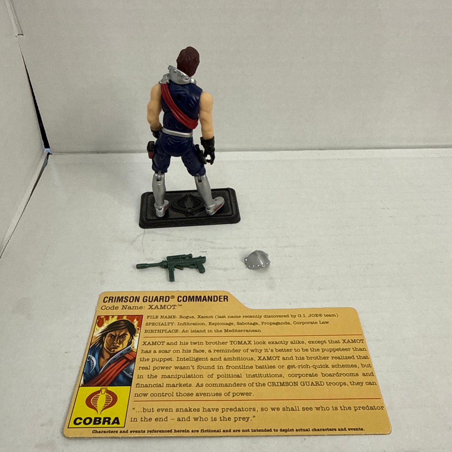 Xamot V6 Comic Pack G.I. JOE COBRA 25th LOOSE