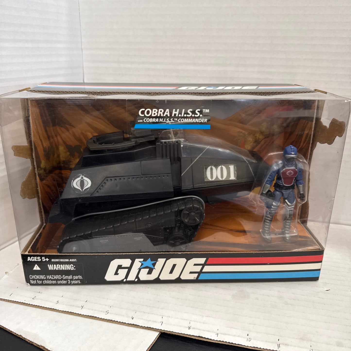 G.I. Joe 25th Anniversary Cobra H.I.S.S. with Cobra Hiss Commander ARAH New
