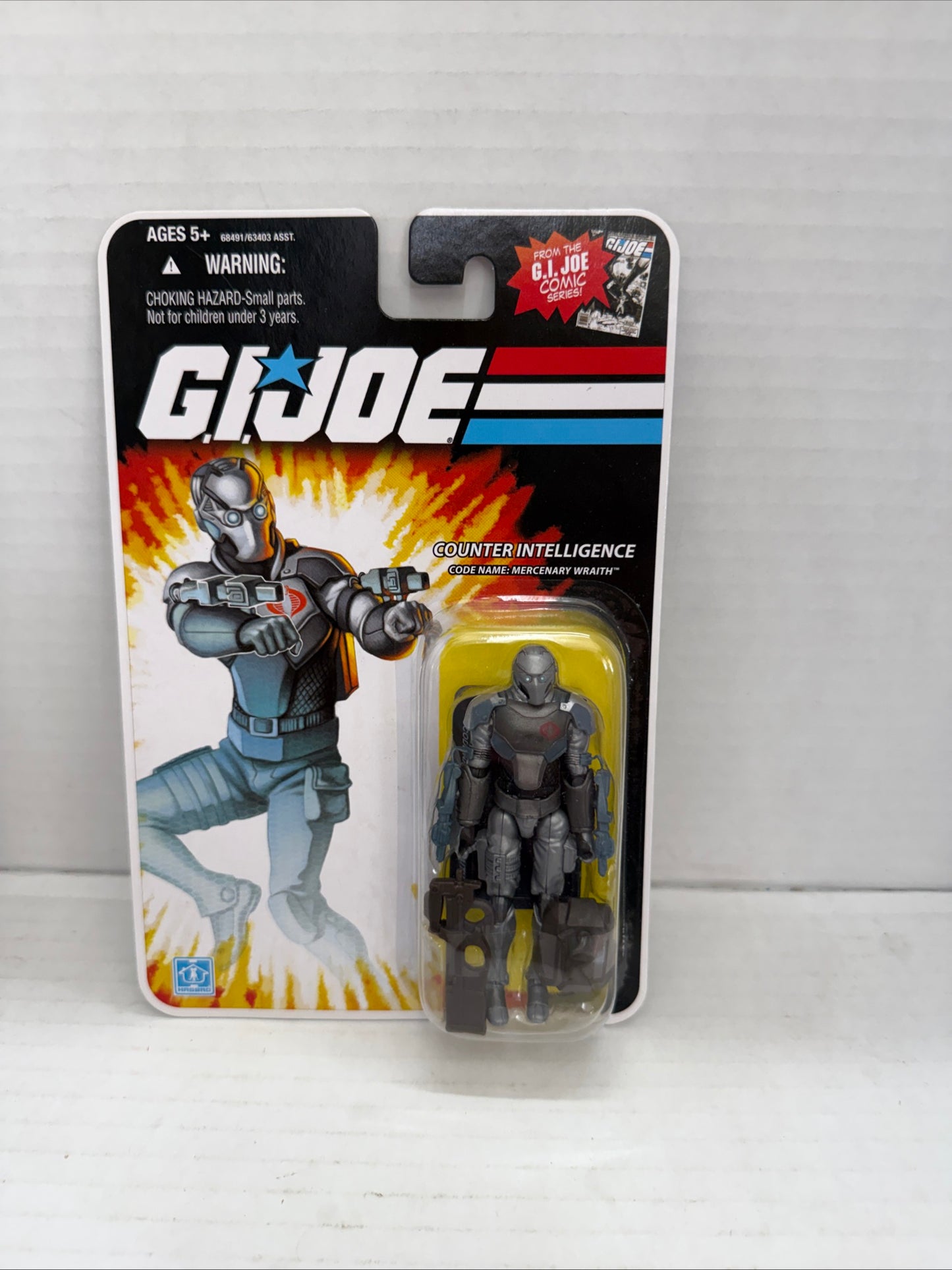 G.I. Joe 25th Anniversary Counter Intelligence Mercenary Wraith 2008 New Sealed